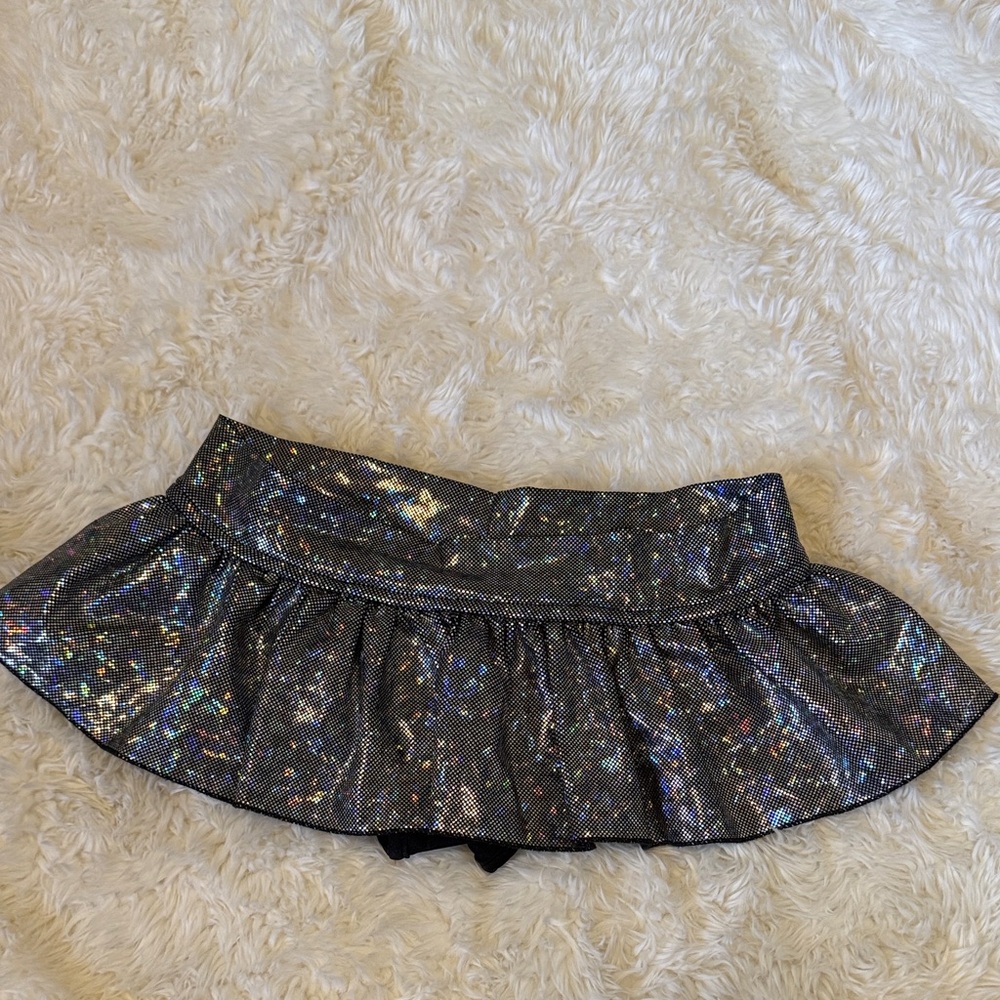 iHeartRaves Iridescent Mini Skirt